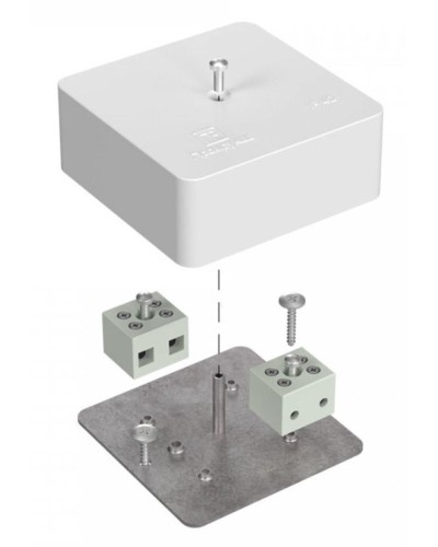 Коробка огнестойкая 75х75х30 (40-0450-FR6.0-4). Коробка огнестойкая для открытой установки. Промрукав в Абакане
