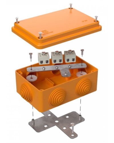 Коробка огнестойкая 120х80х50 (40-0340-FR1.5-6). Коробка огнестойкая для открытой установки. Промрукав в Абакане