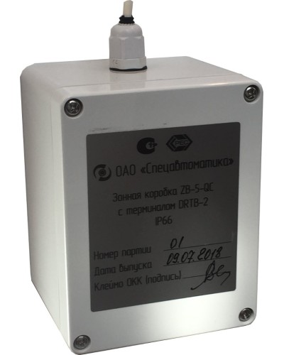 ZB-5-QC с DRTB-2 исп.02. Монтажная зонная коробка. Спецавтоматика, Москва в Абакане