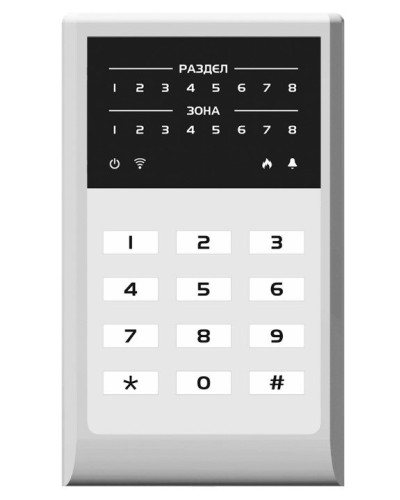 МИРАЖ-КД-04 (grey). Кнопочная кодовая панель. Стелс НПП в Абакане