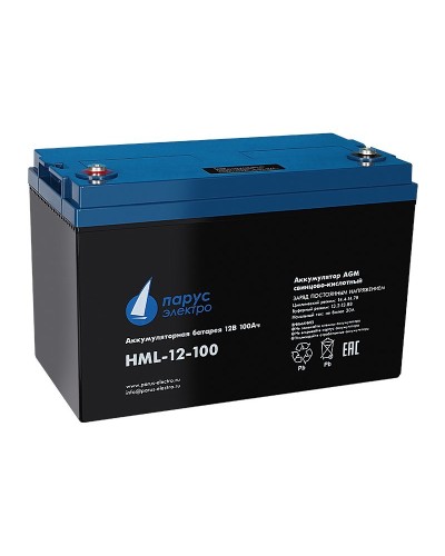 HML-12-100. Аккумулятор герметичный свинцово-кислотный. Связь инжиниринг в Абакане