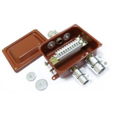 ККМТ-10 У3 IP31 (zeta30370). Коробка клеммная металлическая с муфтами ТР для трубной электропроводки ККМТ. ЗЭТА