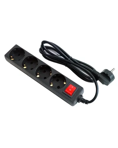 SP4B-218. Сетевой фильтр 4 розетки, 1,8м черный. 5bites в Абакане