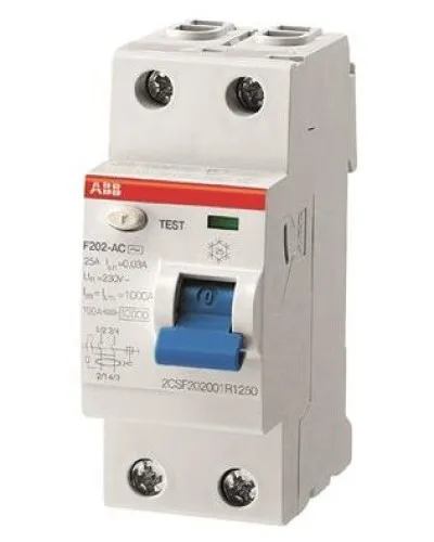 F202 AC-63/0,03 (2CSF202001R1630). Выключатель дифференциального тока (УЗО). ABB в Абакане