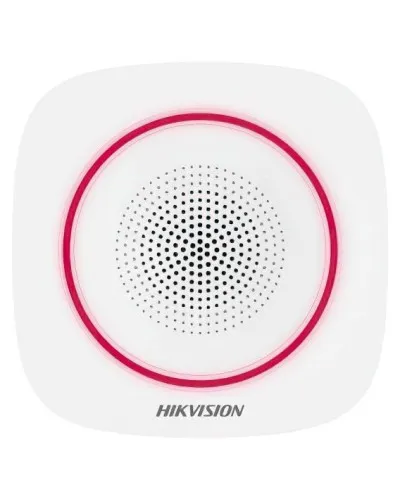 DS-PS1-II-WE(RU) Red Indicator. Оповещатель свето-звуковой радиоканальный. AX PRO Hikvision в Абакане
