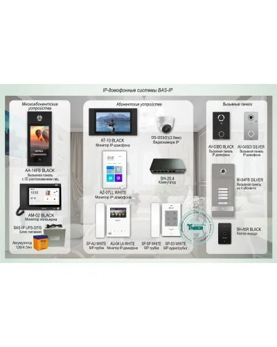 ДМФ-004. IP-домофонные системы BAS-IP. BAS-IP в Абакане
