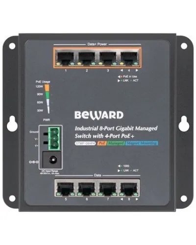 STWP-08HP4. Коммутатор 8-портовый. Beward в Абакане