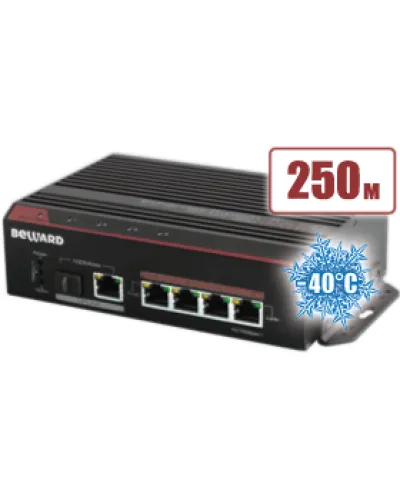 STP-411HP. Коммутатор 4-портовый. Beward в Абакане