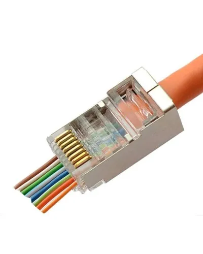 8P8C-SH-FC (100 шт) (10796c). Разъем RJ-45. CABEUS в Абакане