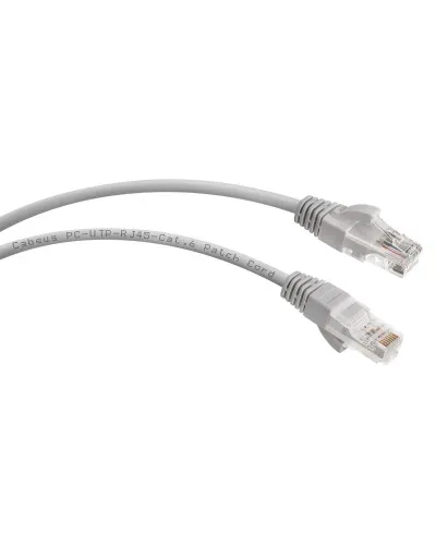 PC-UTP-RJ45-Cat.6-5m (7270c), серый. Патч-корд медный. CABEUS в Абакане