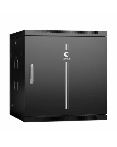 SH-05F-12U60/45m-R-BK (10770c). Шкаф телекоммуникационный 19 настенный 12U. CABEUS в Абакане