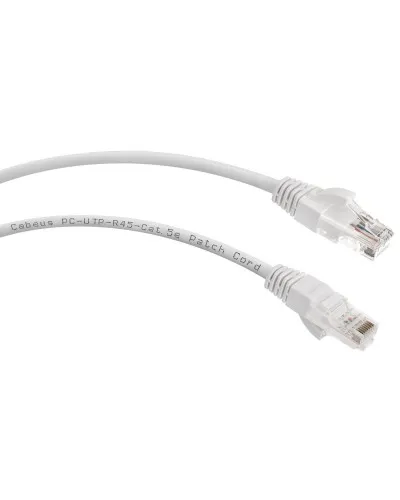 PC-UTP-RJ45-Cat.6-5m-LSZH (8881c), серый. Патч-корд медный. CABEUS в Абакане