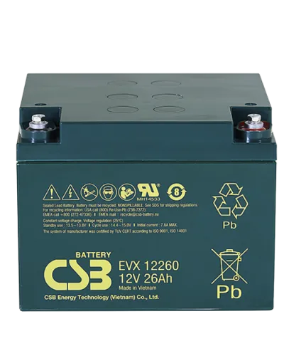 CSB EVX 12260. Аккумулятор герметичный свинцово-кислотный. CSB в Абакане