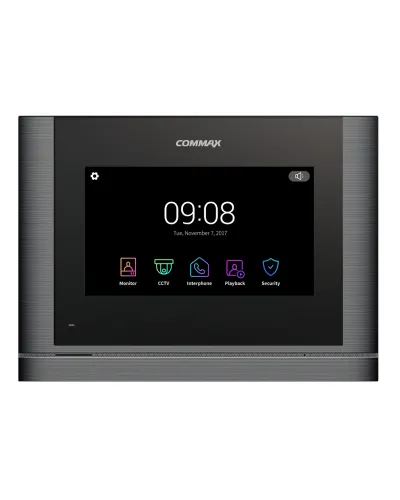 CDV-704MF/VZ (темное серебро) Black Smog. Монитор видеодомофона цветной. Commax в Абакане