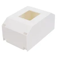 ЩРН-П-2/4 IP30 настенный, белый (31031DEK). Щиток модульный без дверцы, настенный. DEKraft