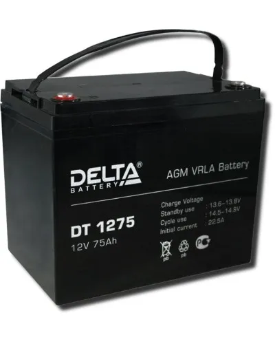 Delta DT 1275. Аккумулятор герметичный свинцово-кислотный. Delta в Абакане