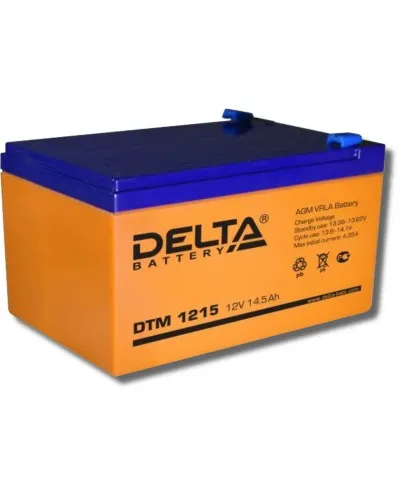 Delta DTM 1215. Аккумулятор герметичный свинцово-кислотный. Delta в Абакане