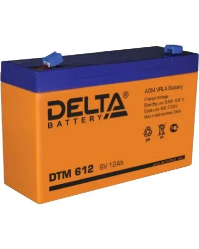 Delta DTM 612. Аккумулятор герметичный свинцово-кислотный. Delta в Абакане