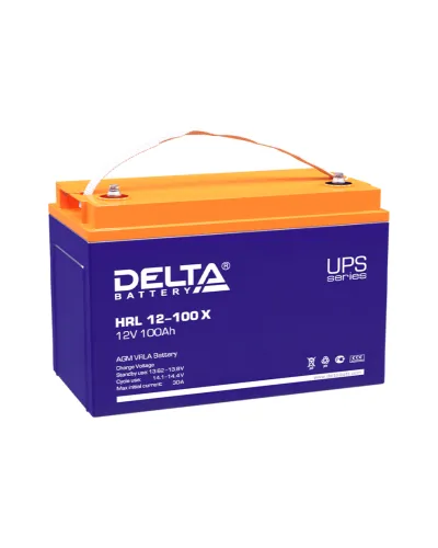 Delta HRL 12-100 X. Аккумулятор герметичный свинцово-кислотный. Delta в Абакане