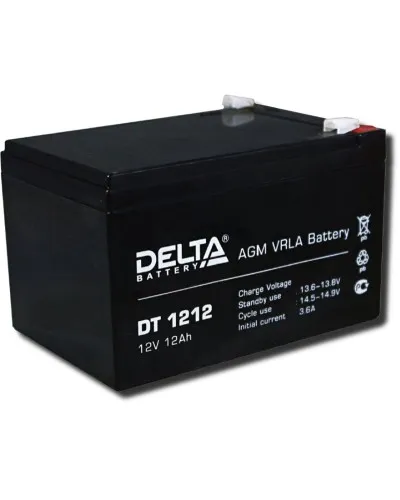 Delta DT 1212. Аккумулятор герметичный свинцово-кислотный. Delta в Абакане