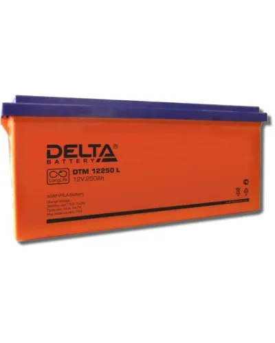 Delta DTM 12250 L. Аккумулятор герметичный свинцово-кислотный. Delta в Абакане