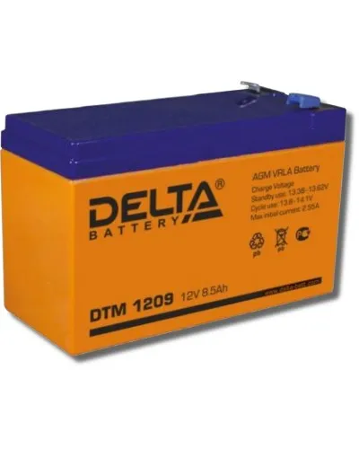 Delta DTM 1209. Аккумулятор герметичный свинцово-кислотный. Delta в Абакане