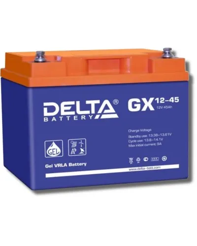 Delta GX 12-45. Аккумулятор герметичный свинцово-кислотный. Delta в Абакане