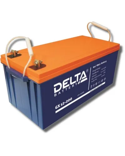 Delta GX 12-200. Аккумулятор герметичный свинцово-кислотный. Delta в Абакане