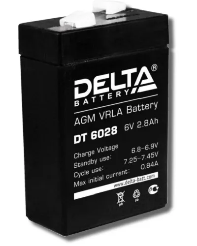 Delta DT 6028. Аккумулятор герметичный свинцово-кислотный. Delta в Абакане