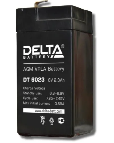 Delta DT 6023. Аккумулятор герметичный свинцово-кислотный. Delta в Абакане