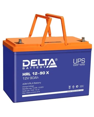 Delta HRL 12-90 X. Аккумулятор герметичный свинцово-кислотный. Delta в Абакане