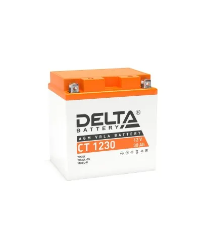 Delta CT 1230. Аккумулятор герметичный свинцово-кислотный стартерный. Delta в Абакане