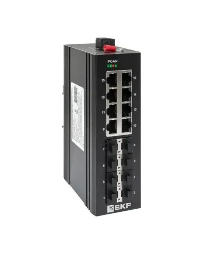 TSX-U-8GX/SFP-8GT. Промышленный неуправляемый коммутатор. EKF в Абакане