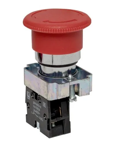 BS542 поворотная красная грибок NC (xb2-bs542). Кнопка поворотная красная грибок. EKF в Абакане