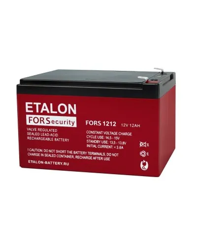 ETALON FORS 1212. Аккумулятор герметичный свинцово-кислотный. ETALON в Абакане