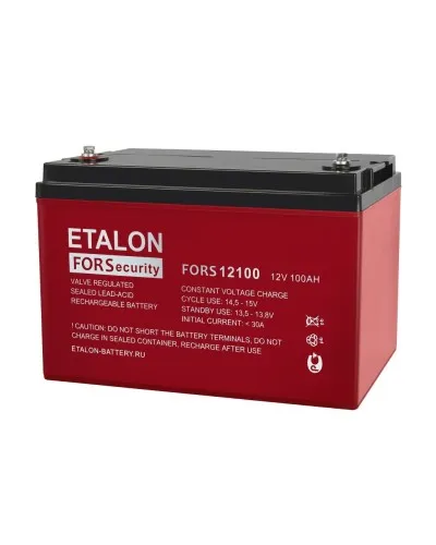 ETALON FORS 12100. Аккумулятор герметичный свинцово-кислотный. ETALON в Абакане