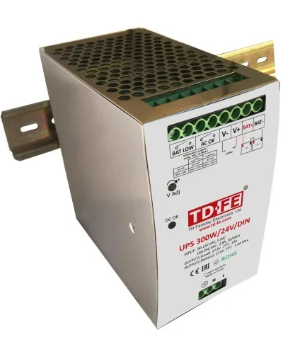 UPS 300W/24V/DIN. Источник вторичного электропитания резервированный. FARADAY в Абакане