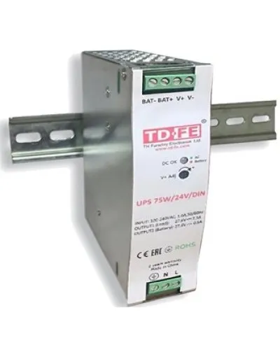 UPS 75W/24V/DIN. Блок бесперебойного питания. FARADAY в Абакане