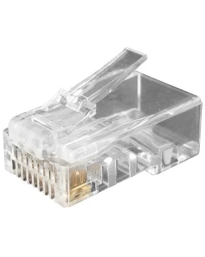 PLUG-8P8C-U-C6-100 (100 шт). Разъем RJ-45. Hyperline в Абакане