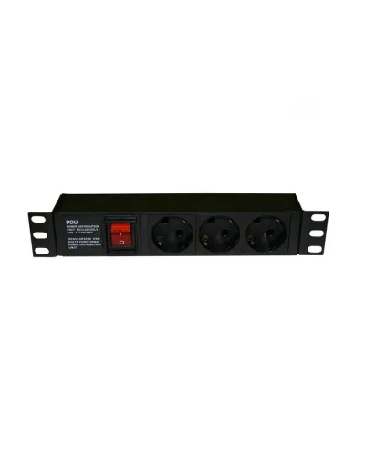 SHE10-3SH-S-IEC. Блок розеток 10. Hyperline в Абакане
