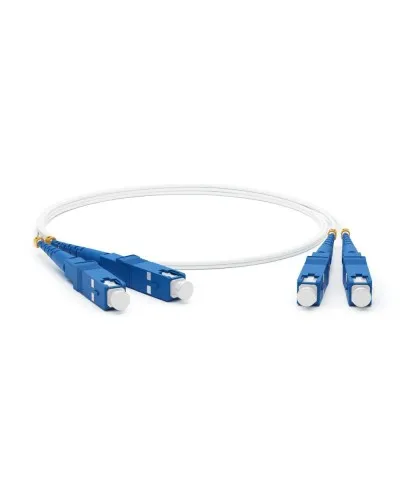 FC-D2-9A1-SC/UR-SC/UR-H-1M-LSZH-WH. Патч-корд волоконно-оптический SC-SC. Hyperline в Абакане
