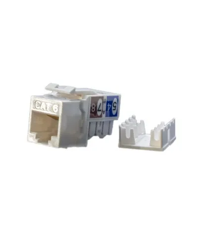 KJ9-8P8C-C6-90-WH. Вставка Keystone Jack RJ-45. Hyperline в Абакане