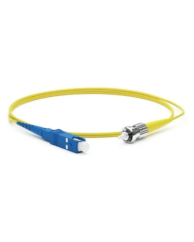 FC-S2-9-SC/UR-ST/UR-H-1M-LSZH-YL. Патч-корд волоконно-оптический одномодовый. Hyperline в Абакане