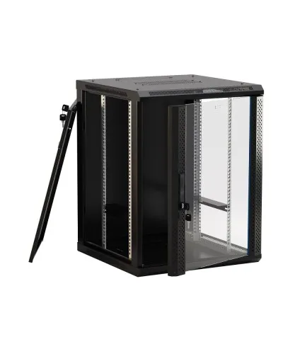 TWB-0445-GP-RAL9004. Шкаф телекоммуникационный 19 настенный 4U. Hyperline в Абакане