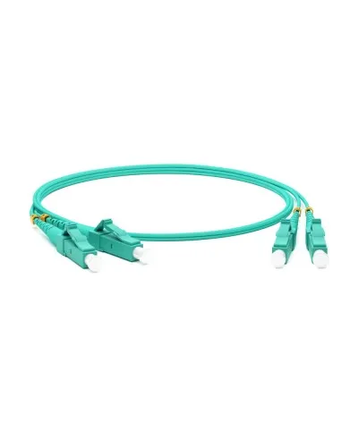 FC-D2-503-LC/PR-LC/PR-H-2M-LSZH-AQ. Патч-корд волоконно-оптический многомодовый. Hyperline в Абакане
