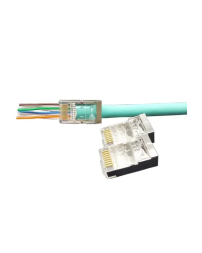 PLEZ-8P8C-U-C6-SH-100 (100 шт). Разъем RJ-45. Hyperline в Абакане