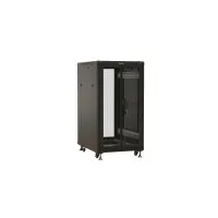 TTBR-1868-DD-RAL9004. Шкаф телекоммуникационный 19 напольный 18U. Hyperline