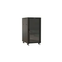 TTBR-1866-AS-RAL9004. Шкаф телекоммуникационный 19 напольный 18U. Hyperline