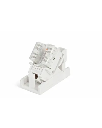 SIP2K-C5E-M45-22.5. Вставка 45х22,5 с наклонным модулем RJ-45 категории 5е. Hyperline в Абакане