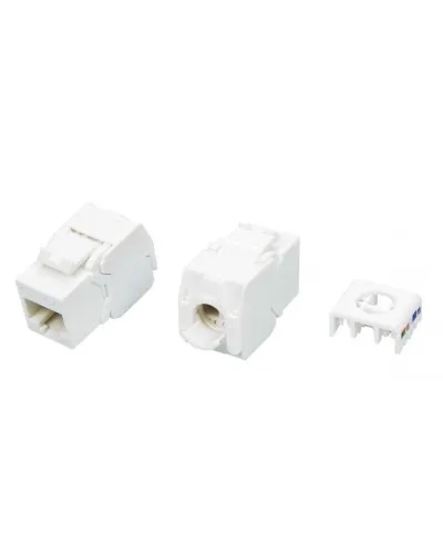 KJ8-8P8C-C6A-180-TLS-WH. Вставка Keystone Jack RJ-45. Hyperline в Абакане